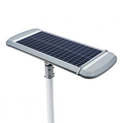 solar panel of self cleaning light
